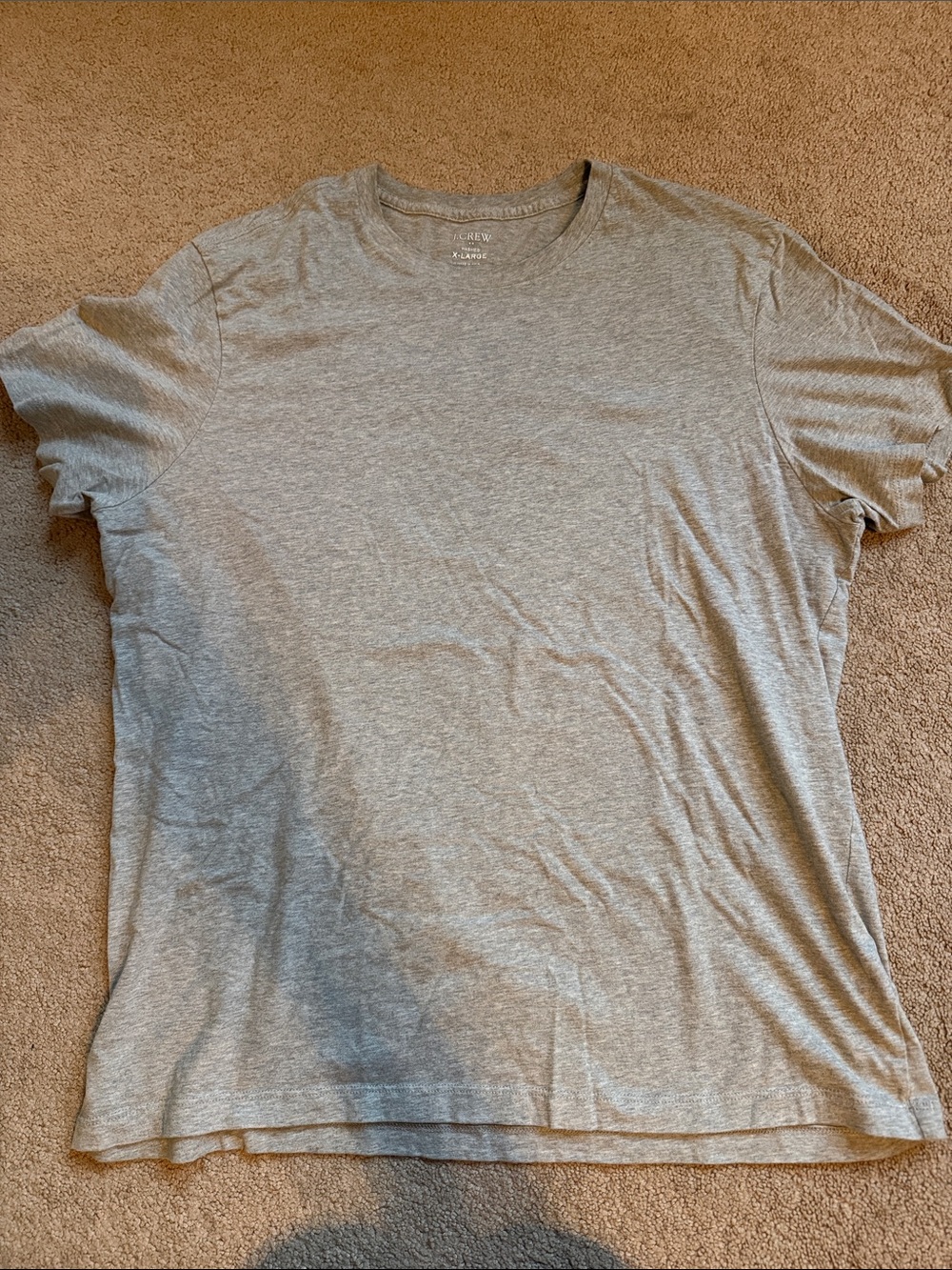 J. Crew Men's Crew Neck T-Shirt - Heather Gray